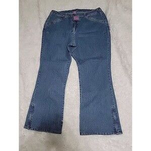 Susan Summers Blue Denim Jeans Women's Size 24 Zip Ankle No Back Pockets